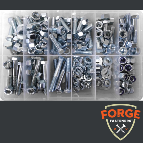 KIT BOLT/NUT/WASHER 8.8 ZP M12